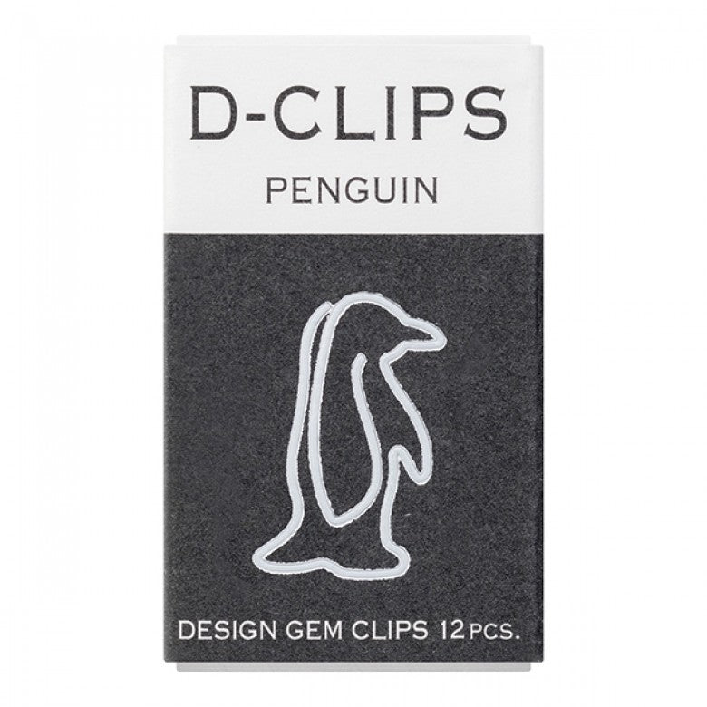 Midori D-Clips Pengiun ( White ) - Smidapaper Ikigai Shop
