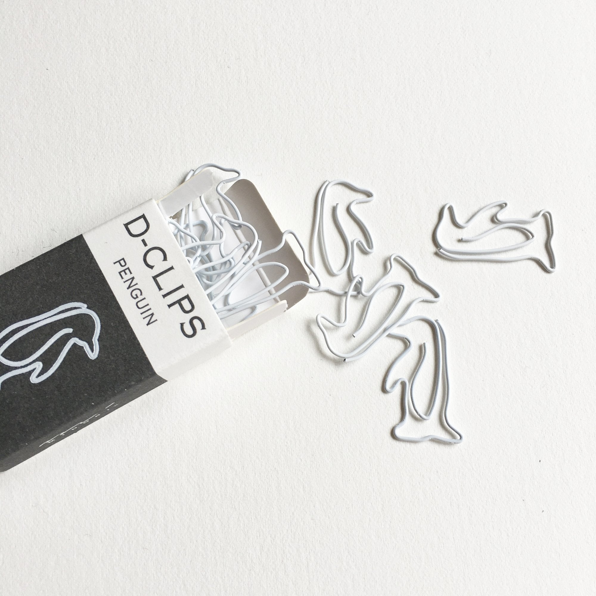 Midori D-Clips Pengiun ( White ) - Smidapaper Ikigai Shop