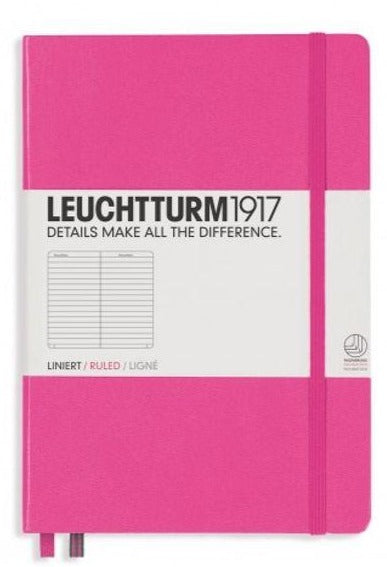 Leuchtturm1917 - A5 Medium Ruled Notebook (multiple colours available) - Smidapaper Ikigai Shop
