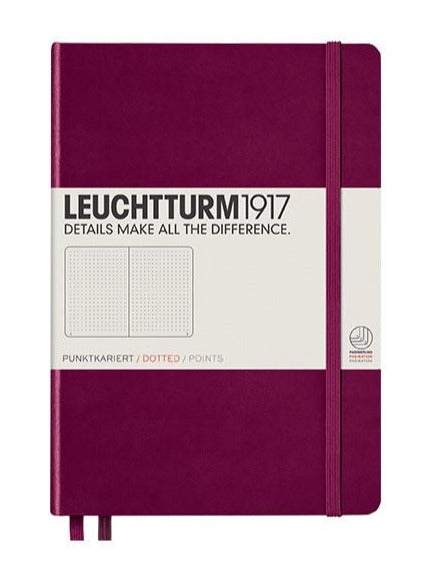 Leuchtturm1917 - A5 Medium Dotted Notebook (multiple colours available) - Smidapaper Ikigai Shop
