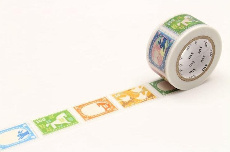 MT Washi Tape - Postage Stamp MTEX1P141 - Smidapaper Ikigai Shop