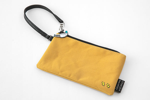 Midori Ojisan 25th Anniversary Flat Pouch - Yellow - Smidapaper Ikigai Shop