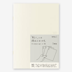 MD Notebook Light A5 | Ruled  (Set of 3) - Smidapaper Ikigai Shop