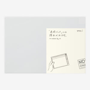 MD Notebook Bag A5 Vinyl Horizontal - Smidapaper Ikigai Shop
