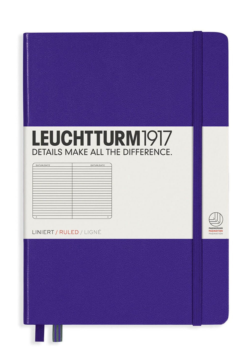 Leuchtturm1917 - A5 Medium Ruled Notebook (multiple colours available) - Smidapaper Ikigai Shop