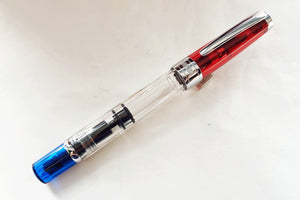 TWSBI Diamond 580 Red & Blue Fountain Pen ( Extra Fine ) - Smidapaper Ikigai Shop