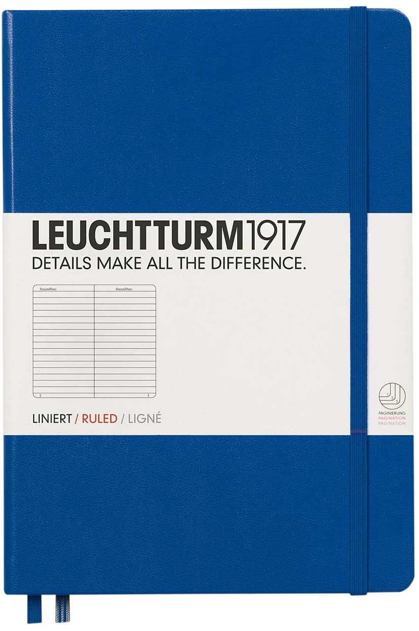 Leuchtturm1917 - A5 Medium Ruled Notebook (multiple colours available) - Smidapaper Ikigai Shop