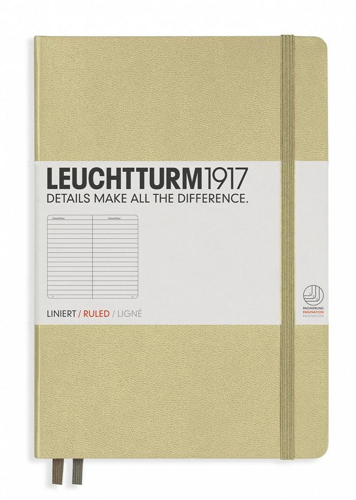 Leuchtturm1917 - A5 Medium Ruled Notebook (multiple colours available) - Smidapaper Ikigai Shop