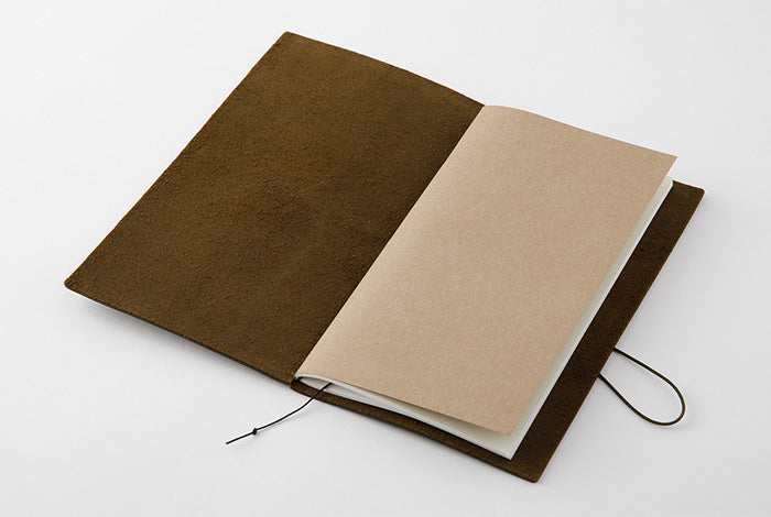 Traveler's Notebook - Regular Size - Olive Leather