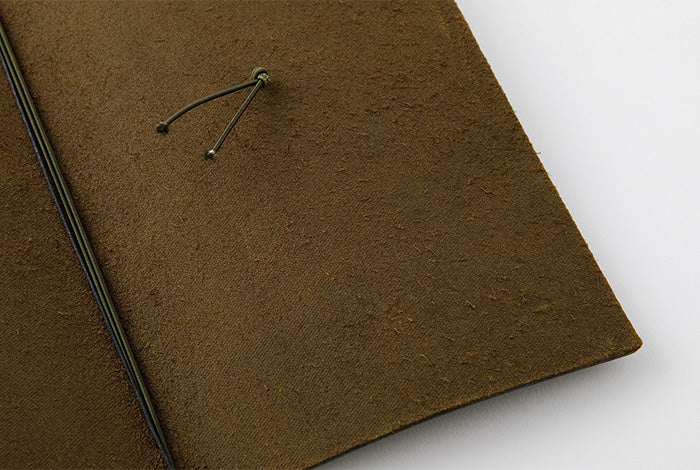 Traveler's Notebook - Regular Size - Olive Leather