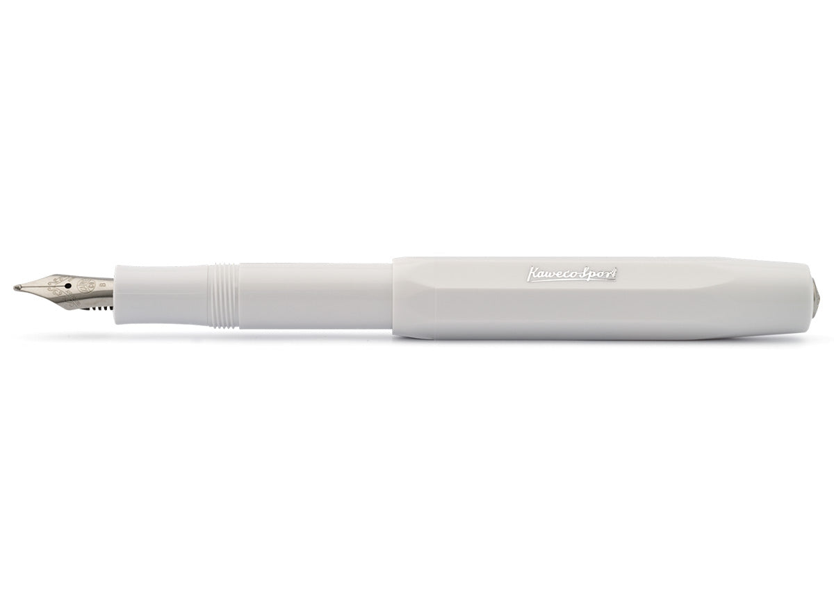 Kaweco Skyline Sport Fountain Pen White (Medium) - Smidapaper Ikigai Shop