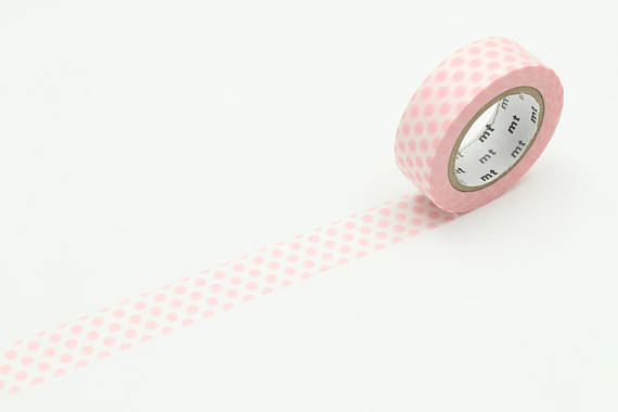 MT Washi Tape - Dot Strawberry Milk MT01D357 - Smidapaper Ikigai Shop