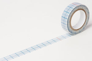 Classiky Squared Indigo (12mm x 10m) - Smidapaper Ikigai Shop