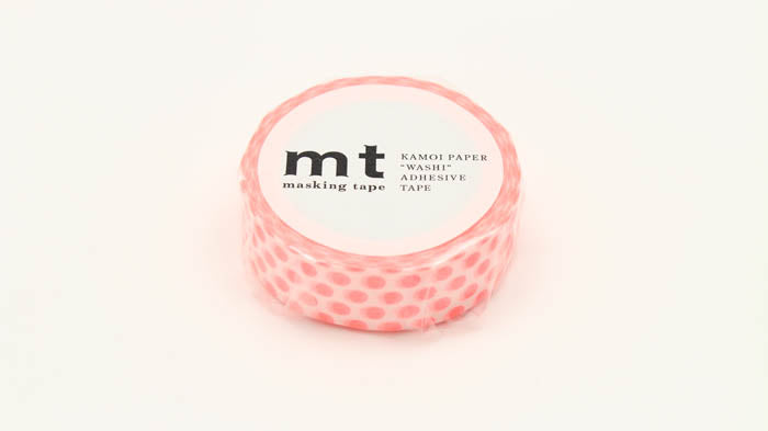 MT Washi Tape - Dot Shocking Red MT01D358 - Smidapaper Ikigai Shop