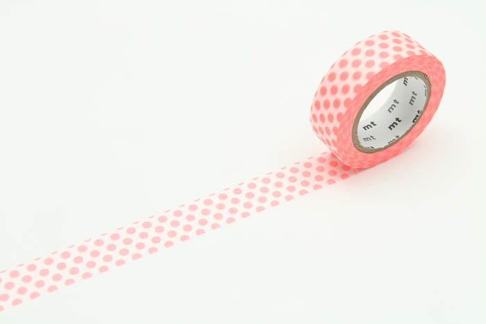 MT Washi Tape - Dot Shocking Red MT01D358 - Smidapaper Ikigai Shop