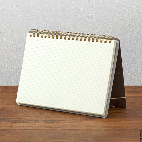 MD +Stand A6 Notebook Cross Grid - Smidapaper Ikigai Shop
