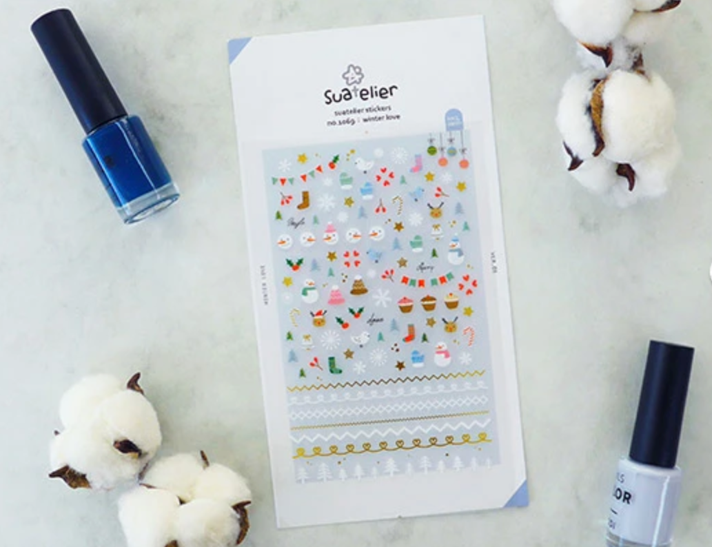 Suatelier - Stickers - Winter Love - Smidapaper Ikigai Shop