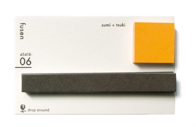 Classiky Sumi + Tsuki Sticky Notes - Smidapaper Ikigai Shop