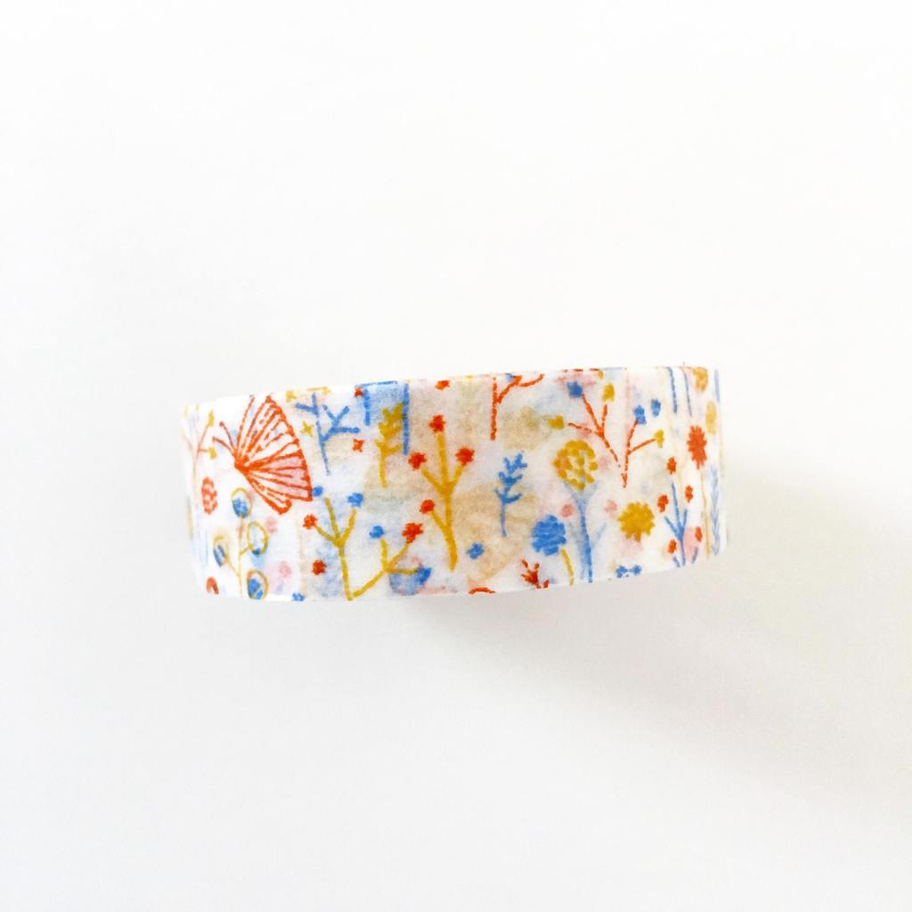 Classiky Shigemi Blue Washi Tape (15mm x 10m) - Smidapaper Ikigai Shop