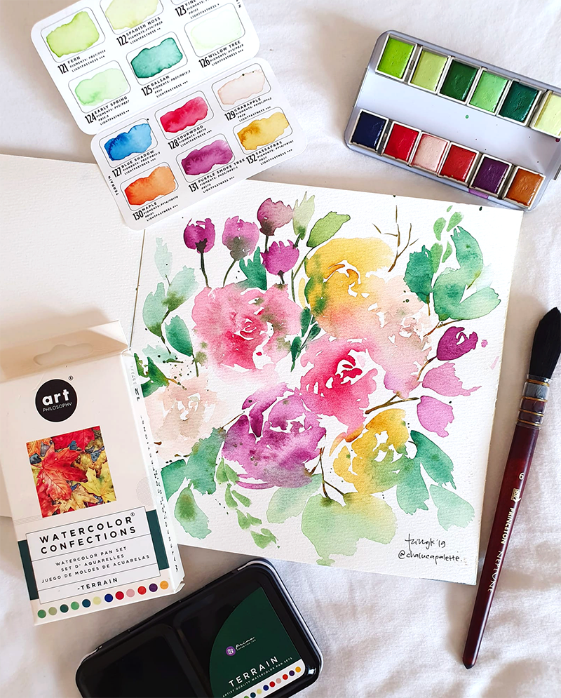 Prima Marketing Watercolor Confections-Terrains - Smidapaper Ikigai Shop