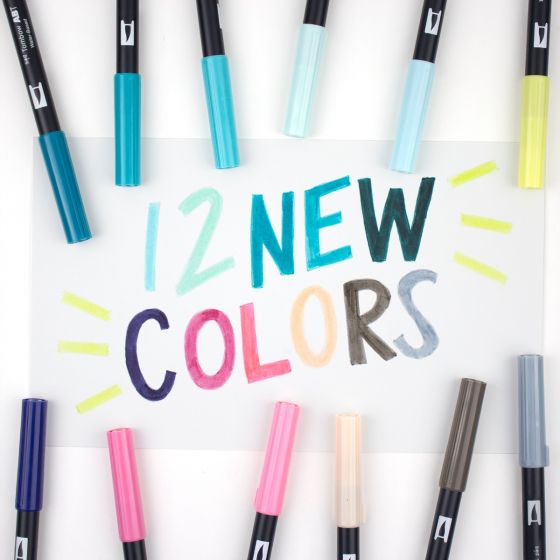 Tombow ABT Dual Brush Pen - 12 New Colours for 2019 (sold individually) - Smidapaper Ikigai Shop