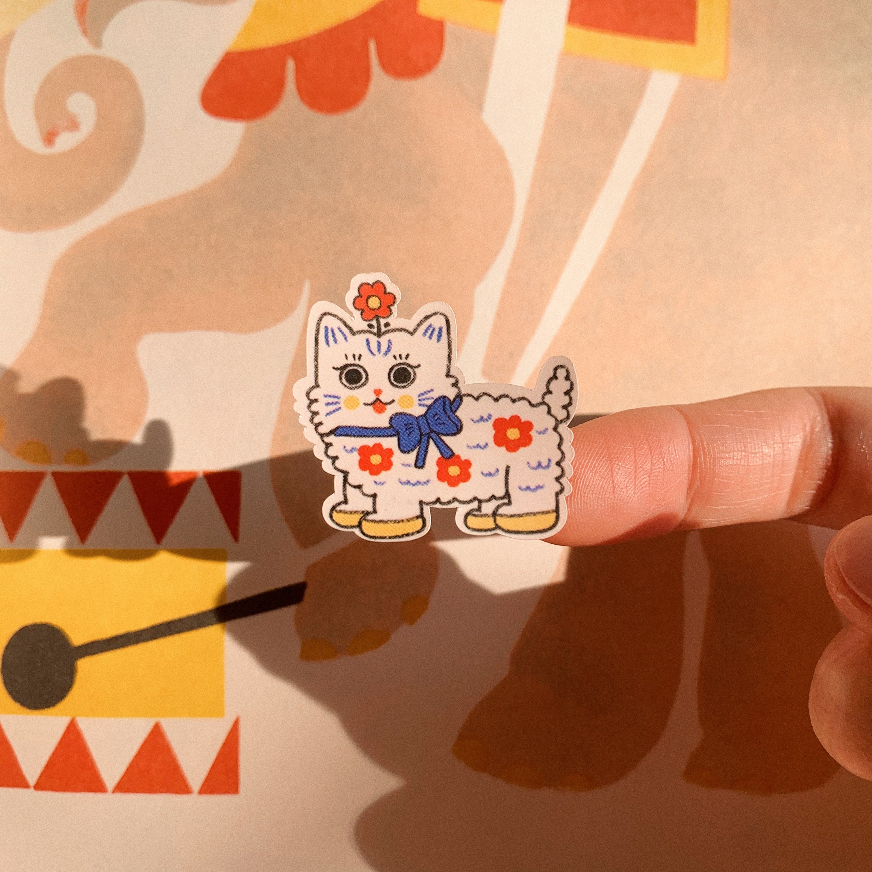 Vintage Toys Sticker Sheet - Smidapaper Ikigai Shop