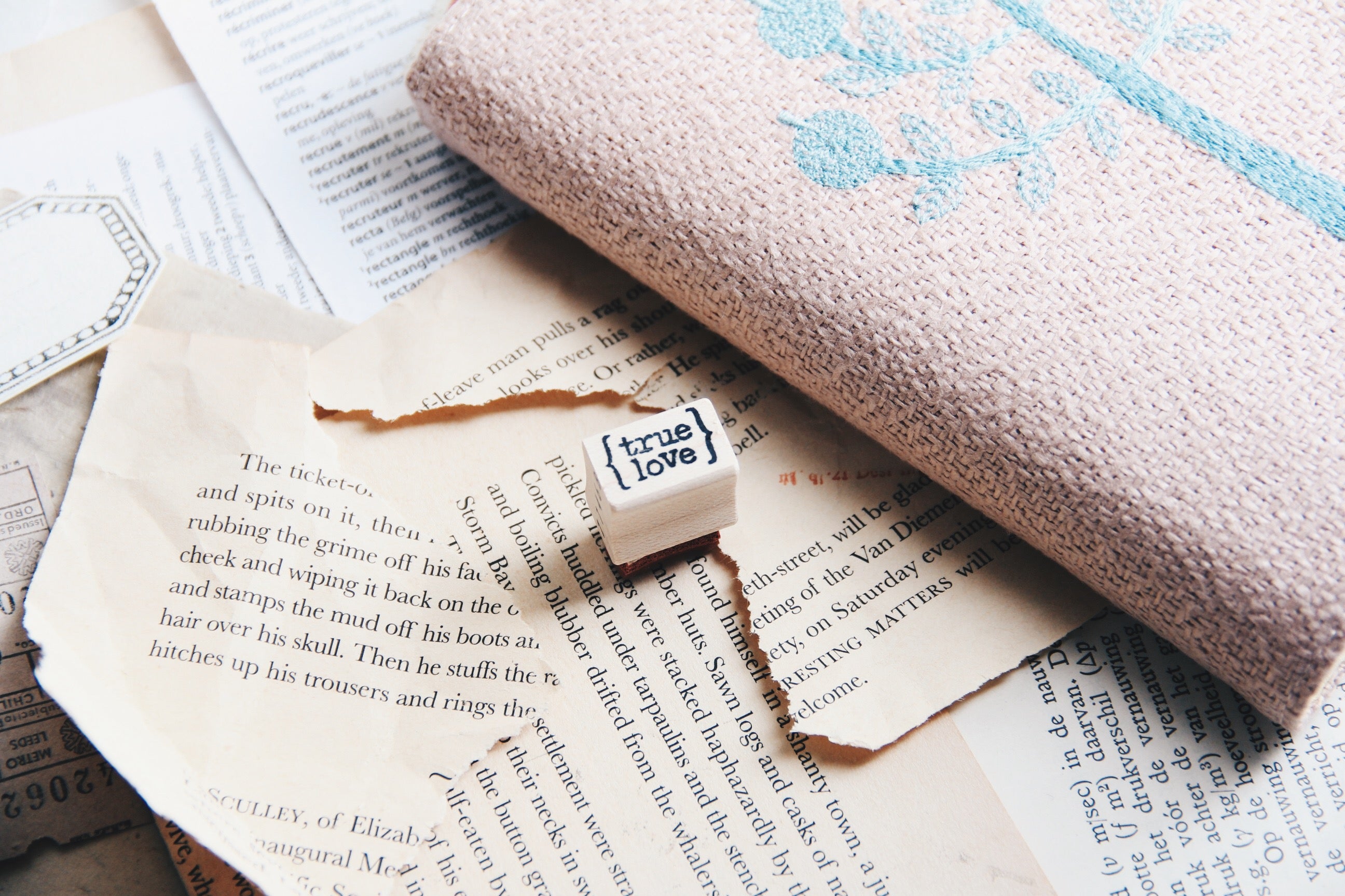 Catslife Press True Love Rubber Stamp - Smidapaper Ikigai Shop