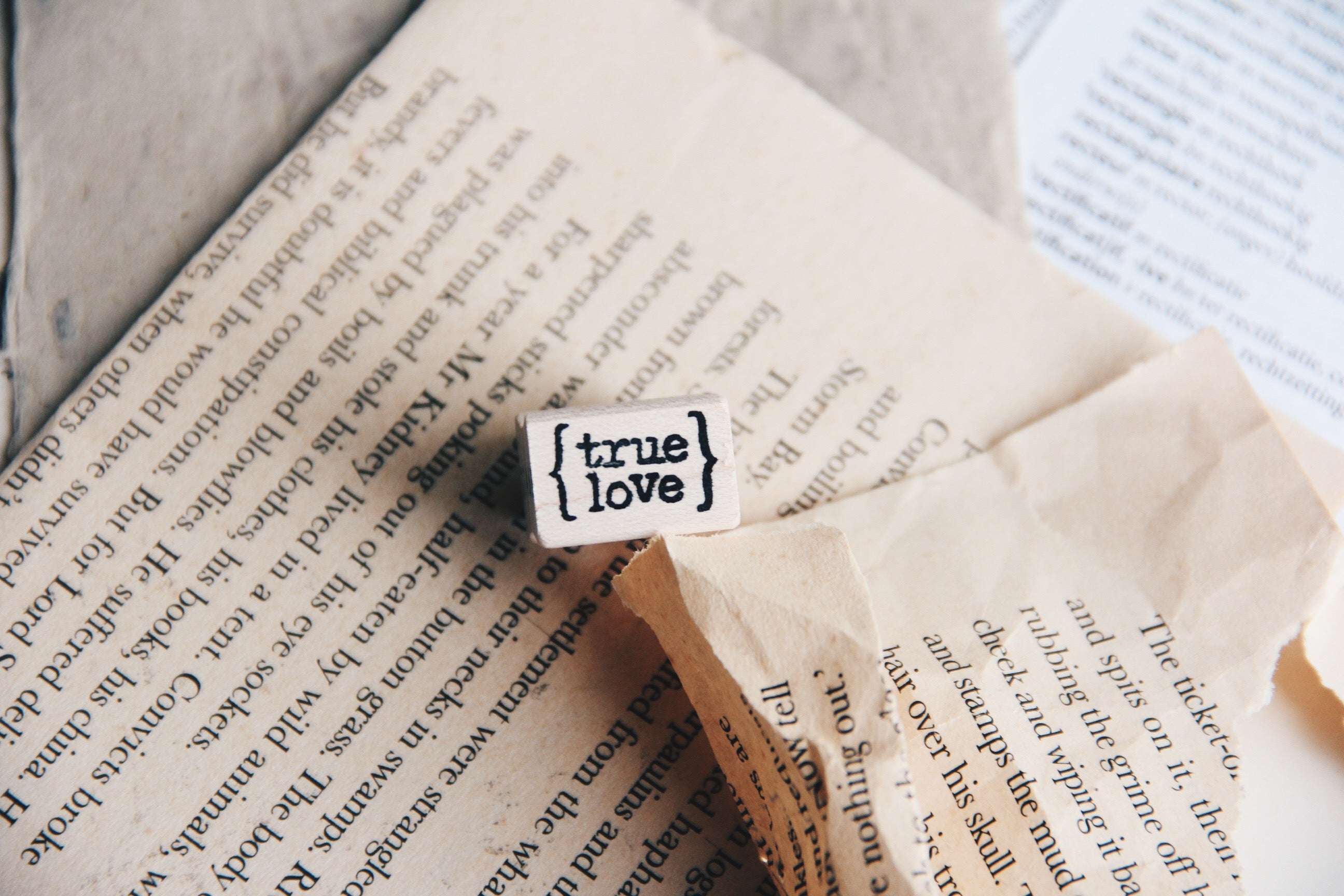 Catslife Press True Love Rubber Stamp - Smidapaper Ikigai Shop