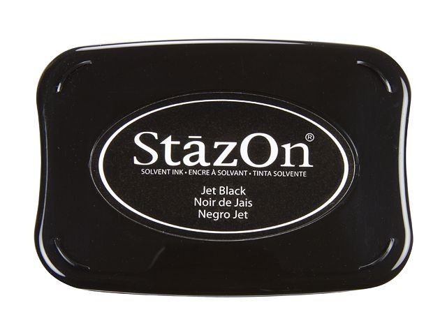 Tsukineko StazOn Jet Black Ink Pad - Smidapaper Ikigai Shop