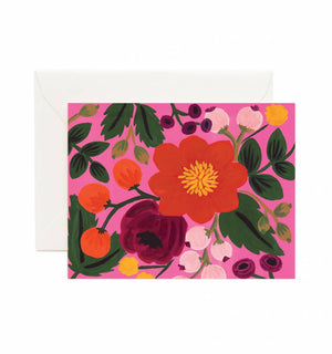 RIFLE PAPER Co. - Rose Vintage Blossoms Greeting Card - Smidapaper Ikigai Shop