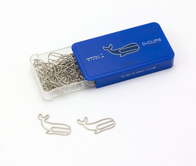 Midori D-Clips Box Whale - Smidapaper Ikigai Shop