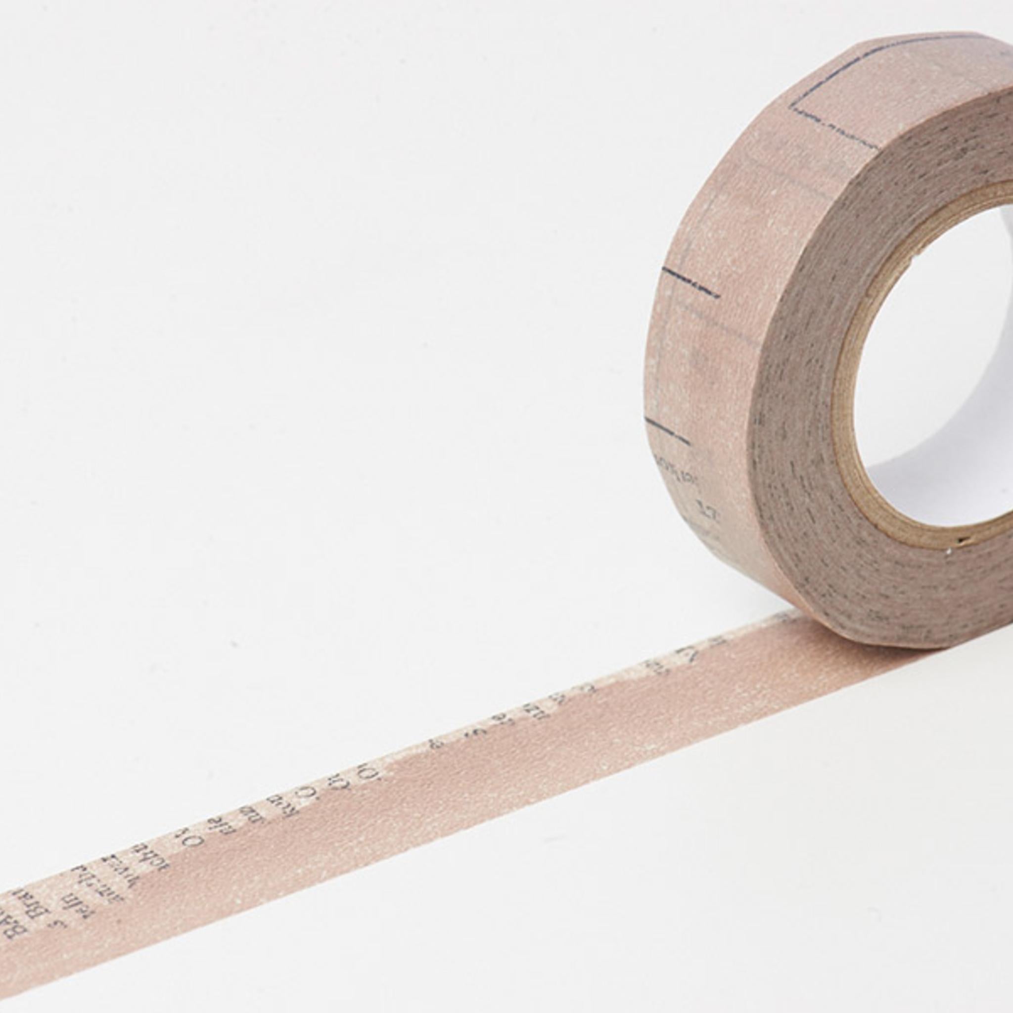 Classiky Washi Tape : Old Book Gray (10mm x 15m) - Smidapaper Ikigai Shop