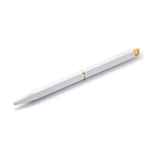 Ystudio Brassing Portable Ballpoint Pen - White - Smidapaper Ikigai Shop